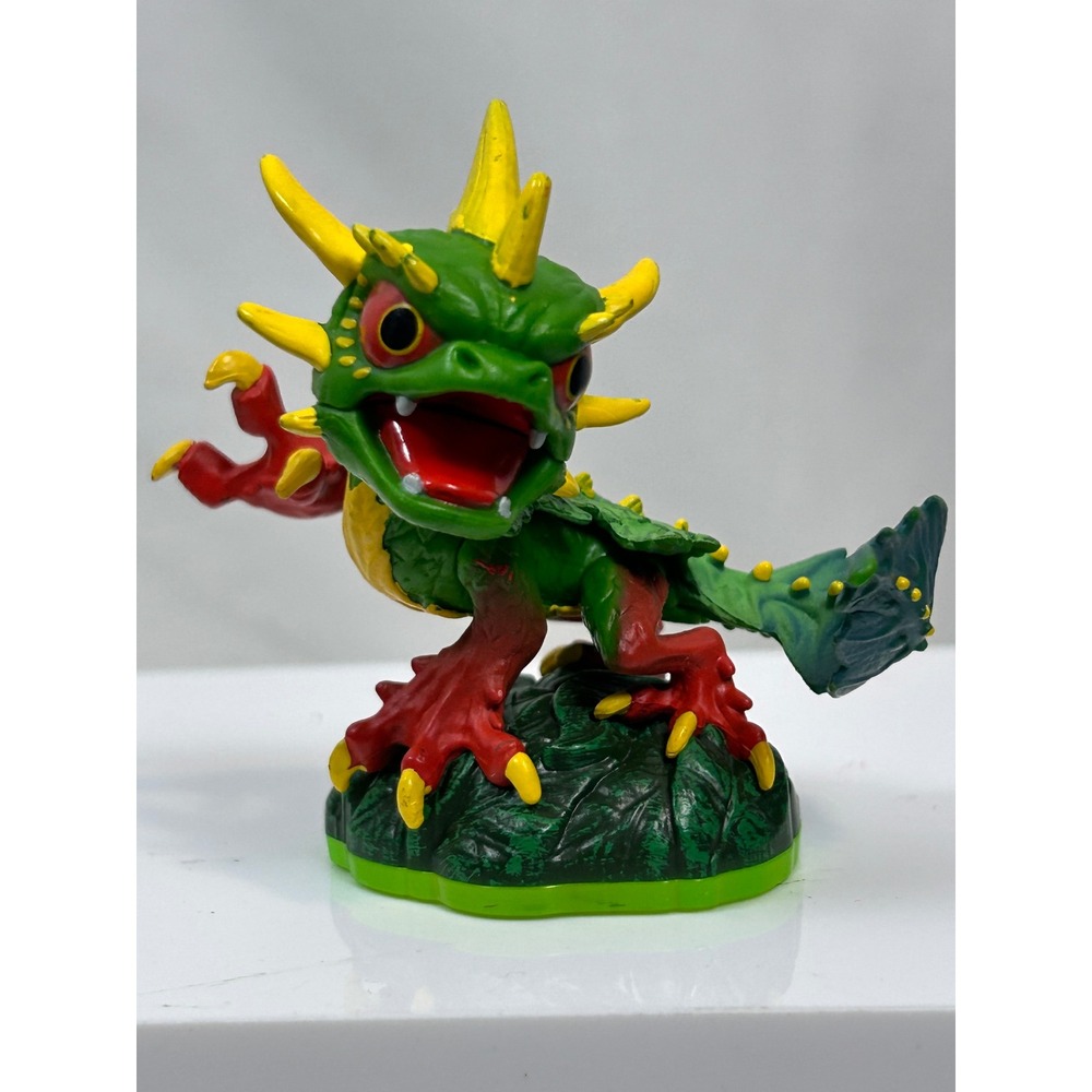 Activision Skylanders Camo Figure  OS Green Excellent Life Element Dragon